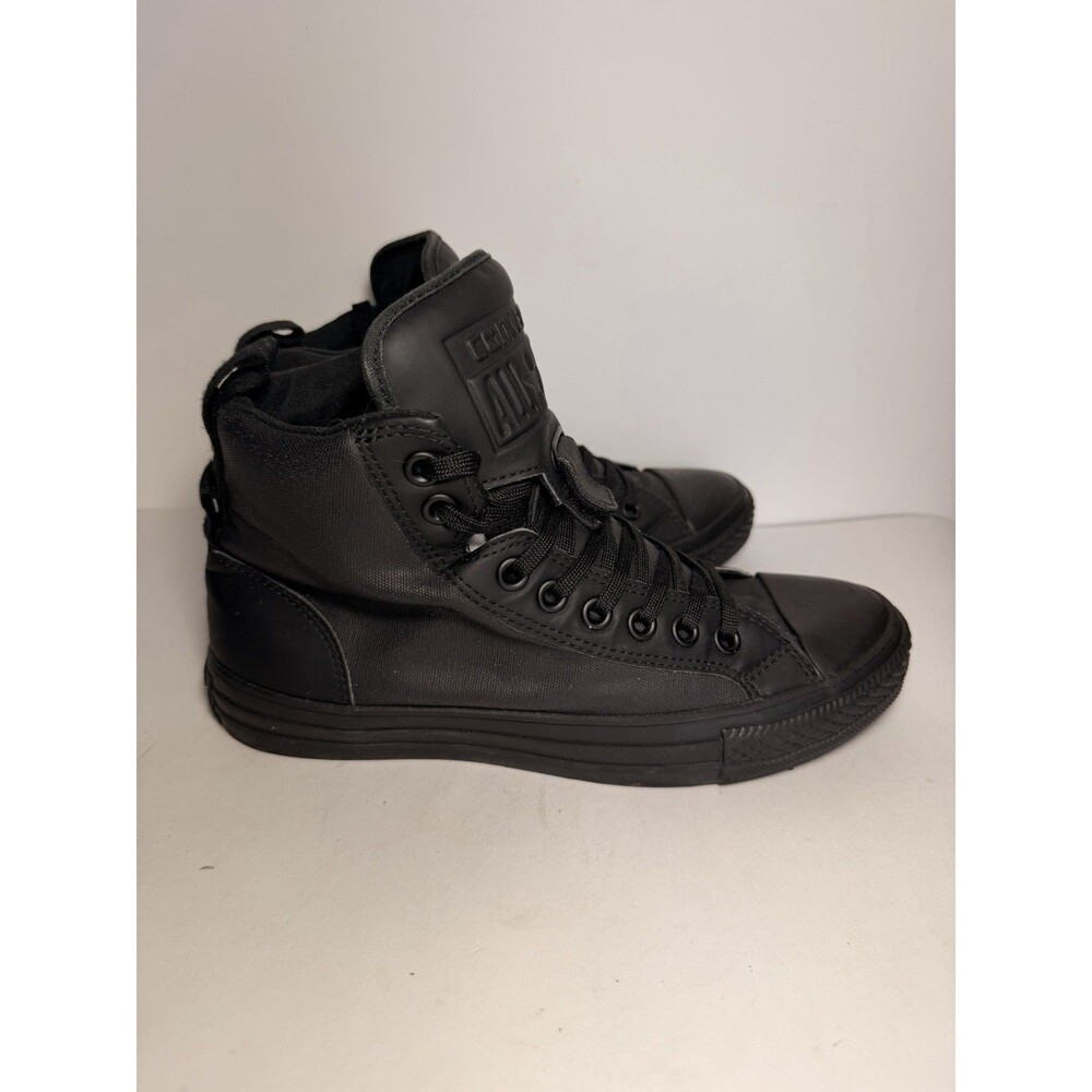 Converse Chuck Taylor All Star Street High Triple Black Shoes Men 7 Wn 9 144662C